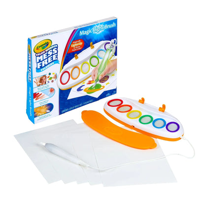 Color Wonder Magic Light Brush, Mess-Free Painting Set for Kids, Preschool and Toddler Educational Toy, Ages 3+