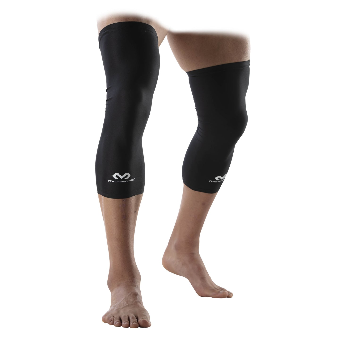 Sport Compression Knee Sleeves Pair, Black, Unisex, Adult, Small/Medium