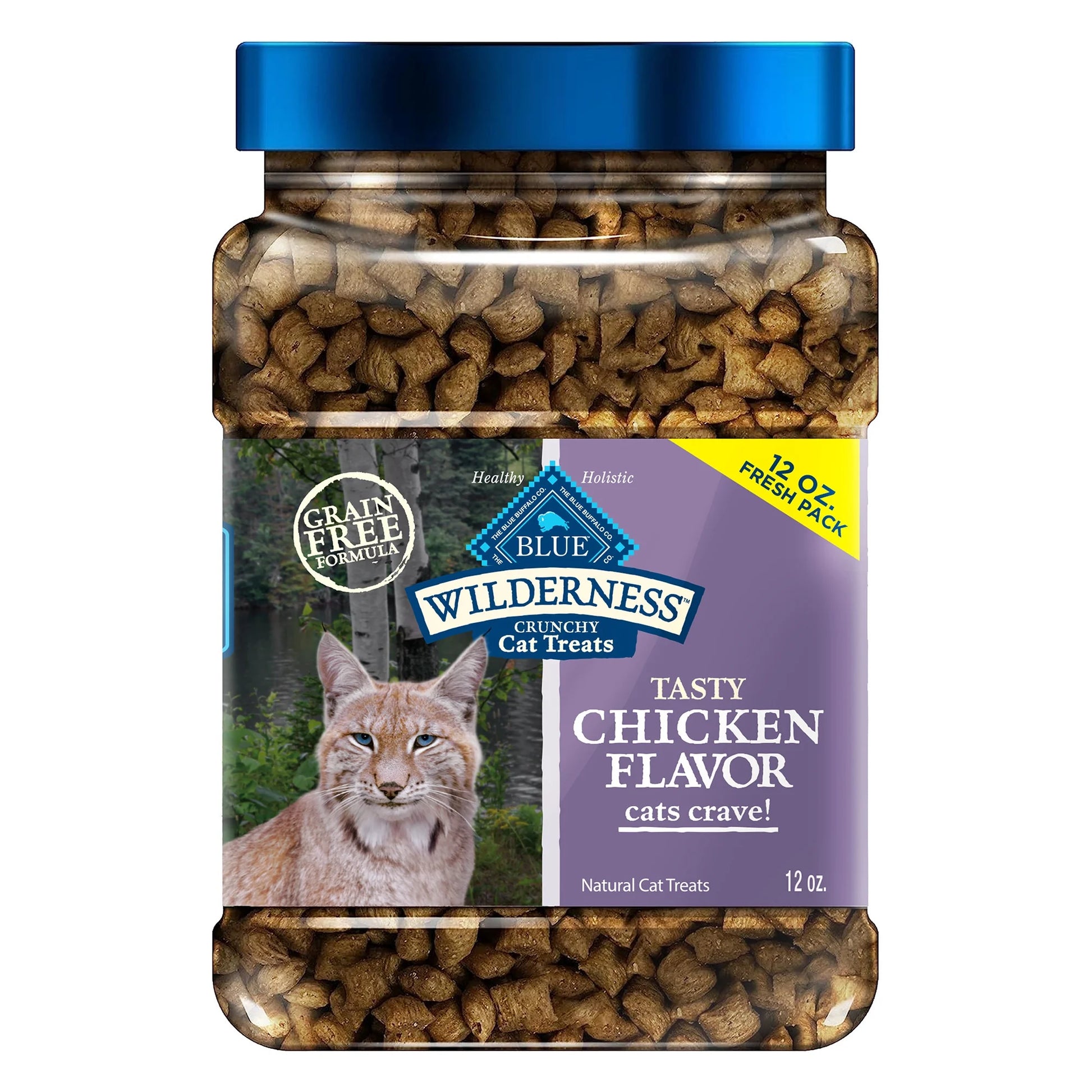 Wilderness Crunchy Cat Treats Chicken 12Oz